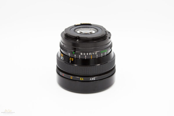 Canon FDn 15mm f/2.8 EF converted lens.